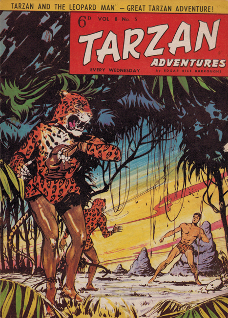 1958 <b><I>Tarzan Adventures</I></b> (<b>Vol. 8  No.  5</b>), ed. M.M.